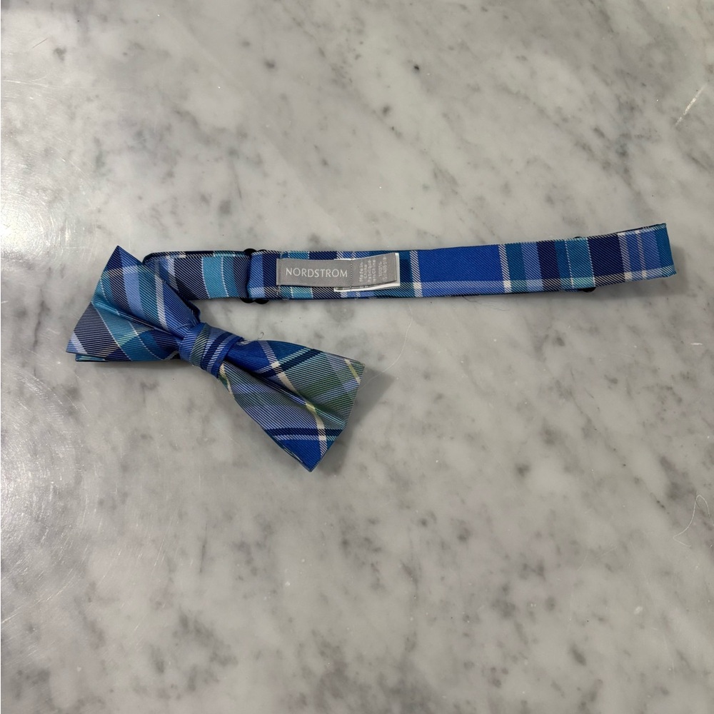 Nordstrom Multicolor Plaid Bow Tie